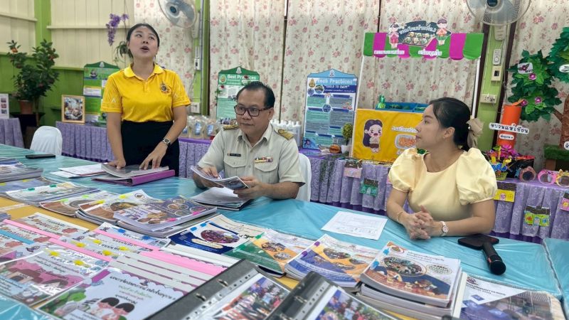 การนิเทศติดตามการดำเนินงานตามหลักสูตรต้านทุจริต และการจัดการเรียนการสอนรายวิชาคณิตศาสตร์