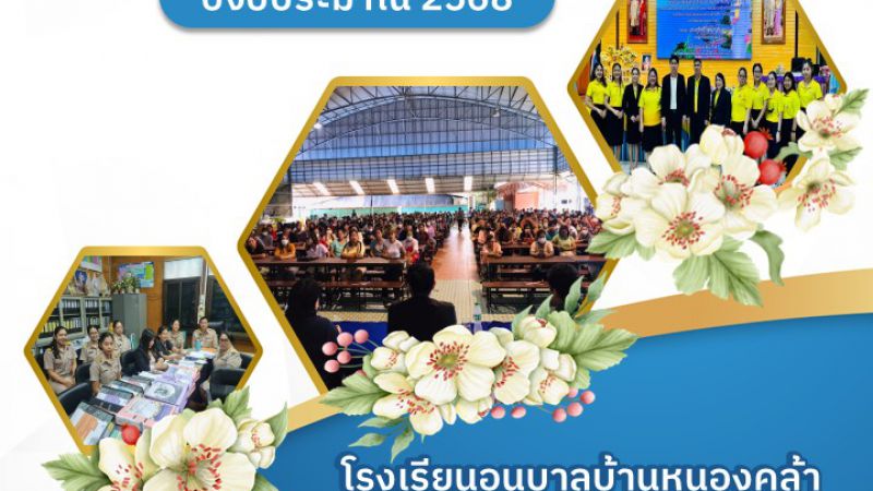 การประเมินผลการควบคุมภายในของโรงเรียนอนุบาลบ้านหนองคล้า ปีงบประมาณ 2568